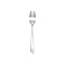 ESTIA ΠΗΡΟΥΝΙ ΓΛΥΚΟΥ EDGE SILVER ΑΝΟΞΕΙΔΩΤΟ ΑΤΣΑΛΙ 18/0 MAT ESTIA 01-29104