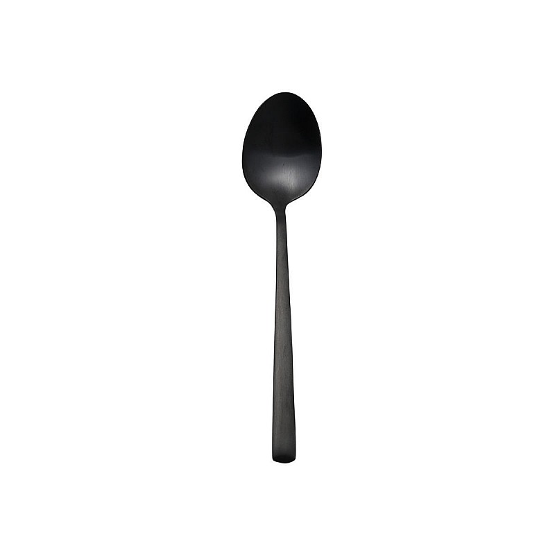 ESTIA ΚΟΥΤΑΛΙ ΓΛΥΚΟΥ PRESTIGE BLACK ΑΝΟΞΕΙΔΩΤΟ ΑΤΣΑΛΙ 18/0 ΜΑΥΡΟ MAT ESTIA 01-29395