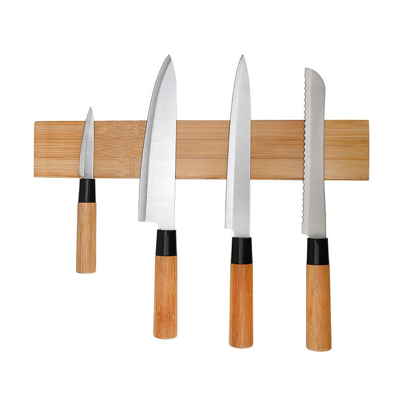 ESTIA ΜΑΓΝΗΤΙΚΗ ΒΑΣΗ BAMBOO ESSENTIALS ΓΙΑ ΕΡΓΑΛΕΙΑ ΚΟΥΖΙΝΑΣ 40x7x2.5cm ESTIA 01-29791