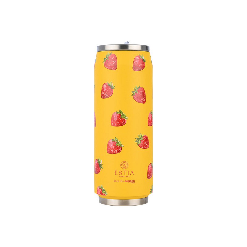 ESTIA ΘΕΡΜΟΣ TRAVEL CUP SAVE THE AEGEAN 500ml BERRY BRIGHT ESTIA 01-31190