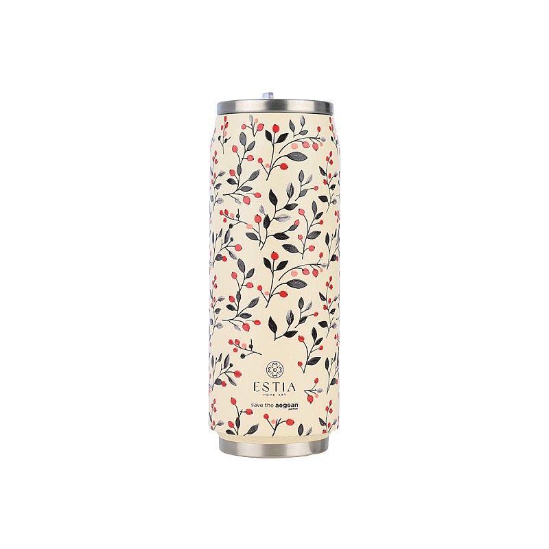 ESTIA ΘΕΡΜΟΣ TRAVEL CUP SAVE THE AEGEAN 500ml BLOOM BEIGE ESTIA 01-31213 ESTIA ΘΕΡΜΟΣ TRAVEL CUP SAVE THE AEGEAN 500ml BLOOM BEIGE ESTIA 01-31213