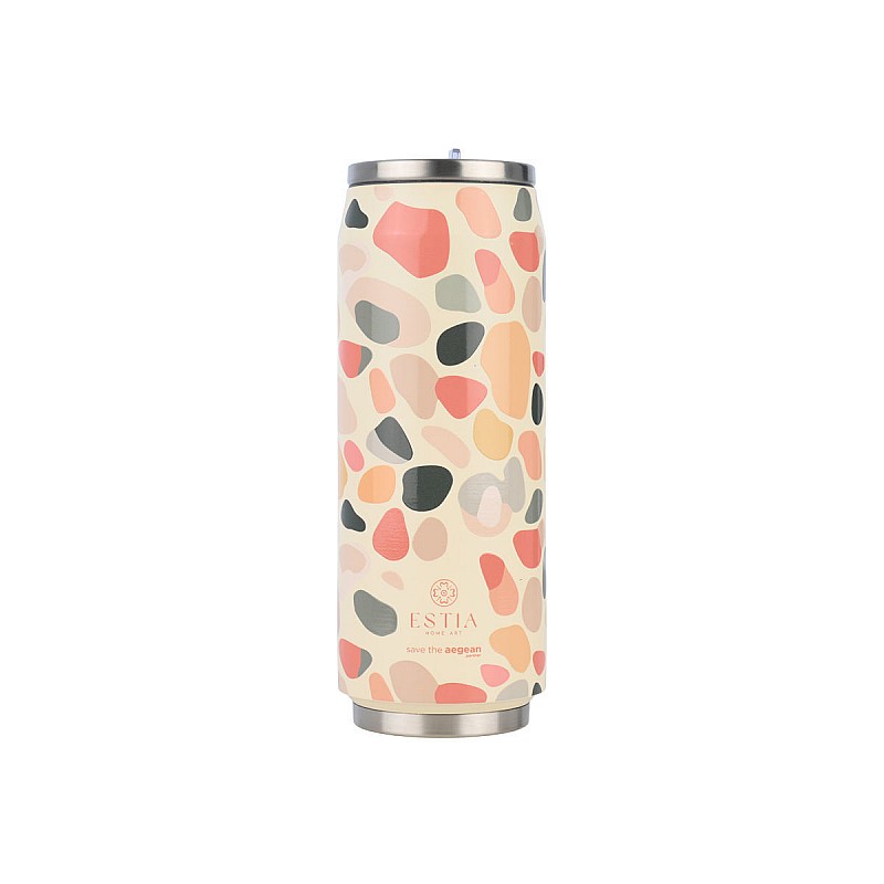 ESTIA ΘΕΡΜΟΣ TRAVEL CUP SAVE THE AEGEAN 500ml HUE PEBBLES ESTIA 01-31220