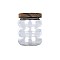 ESTIA ΔΟΧΕΙΟ ΑΠΟΘΗΚΕΥΣΗΣ ALLURE ΓΥΑΛΙΝΟ 500ml 9.5x9.5x12cm ESTIA 01-31510