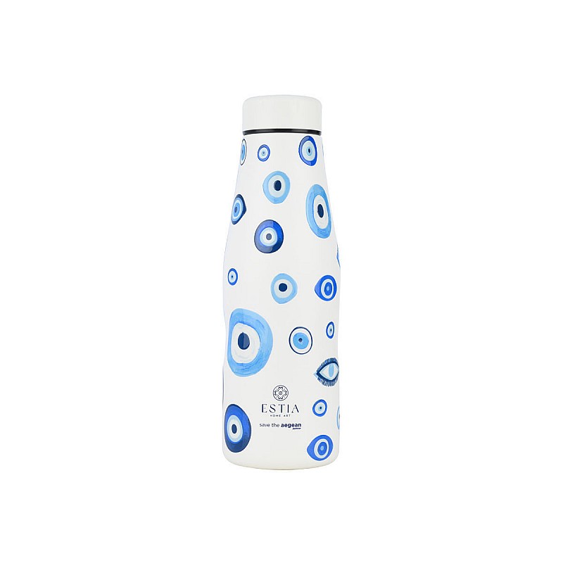 ESTIA ΘΕΡΜΟΣ TRAVEL FLASK SAVE THE AEGEAN 500ml SPIRIT OF LUCK ESTIA 01-31596 ESTIA ΘΕΡΜΟΣ TRAVEL FLASK SAVE THE AEGEAN 500ml SPIRIT OF LUCK ESTIA 01-31596