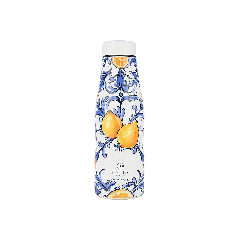 ESTIA ΘΕΡΜΟΣ TRAVEL FLASK SAVE THE AEGEAN 500ml AMALFI COAST ESTIA 01-31602 ESTIA ΘΕΡΜΟΣ TRAVEL FLASK SAVE THE AEGEAN 500ml AMALFI COAST ESTIA 01-31602