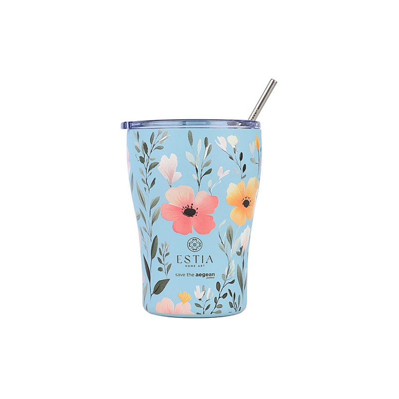 ESTIA ΘΕΡΜΟΣ COFFEE MUG SAVE THE AEGEAN 350ml SKY GARDEN ESTIA 01-31695