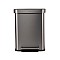 ESTIA ΚΑΔΟΣ ΑΠΟΡΡΙΜΑΤΩΝ FLATOP SOFT CLOSE 50lt ΜΑΤ ΙΝΟΞ ESTIA 01-31954