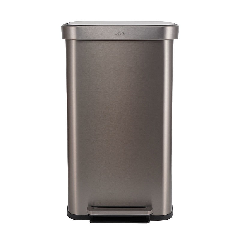 ESTIA ΚΑΔΟΣ ΑΠΟΡΡΙΜΑΤΩΝ FLATOP SOFT CLOSE 70lt ΜΑΤ ΙΝΟΞ ESTIA 01-31961