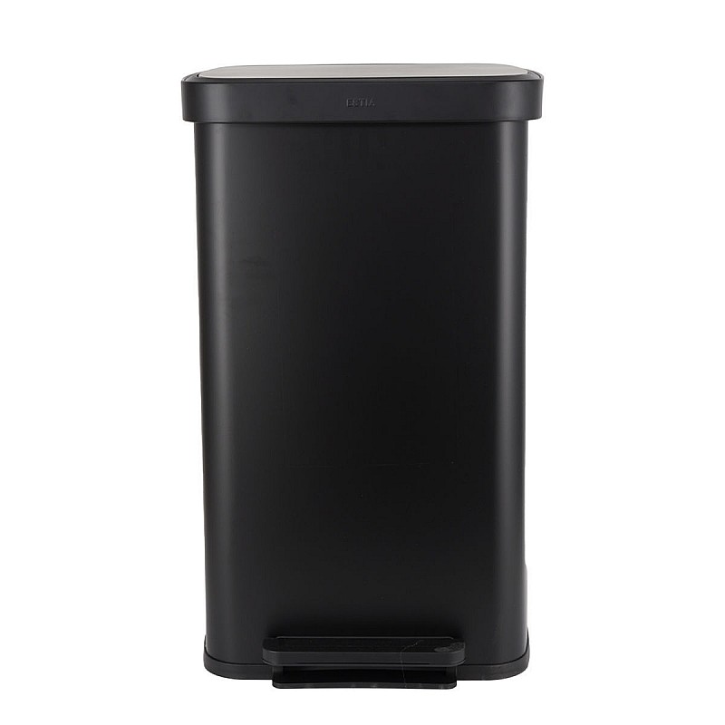 ESTIA ΚΑΔΟΣ ΑΠΟΡΡΙΜΑΤΩΝ FLATOP SOFT CLOSE 70lt ΜΑΤ ΜΑΥΡΟΣ ESTIA 01-31985