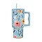 ESTIA ΘΕΡΜΟΣ STRAW TUMBLER XL SAVE THE AEGEAN 900ml SKY GARDEN ESTIA 01-32036