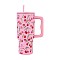 ESTIA ΘΕΡΜΟΣ STRAW TUMBLER XL SAVE THE AEGEAN 900ml CHERRY ROSE ESTIA 01-32081