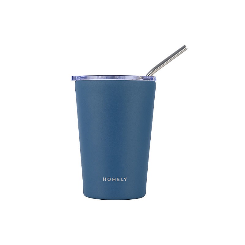 HOMELY ΘΕΡΜΟΣ MUG 400ml INDIGO BLUE ESTIA 01-32685 HOMELY ΘΕΡΜΟΣ MUG 400ml INDIGO BLUE ESTIA 01-32685