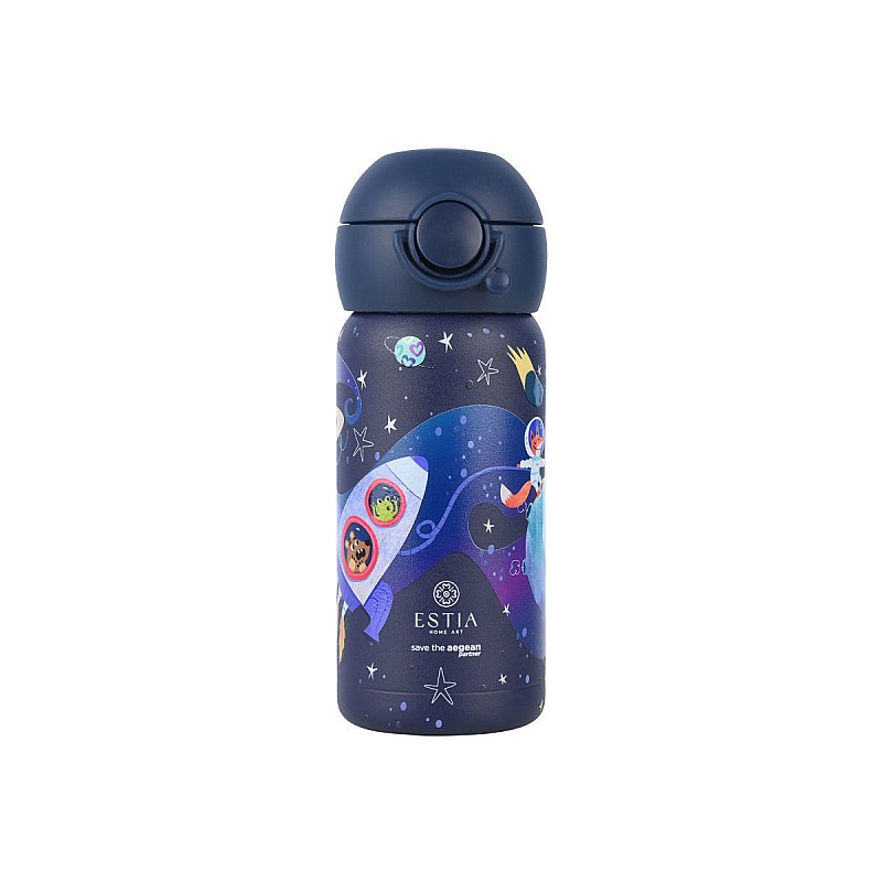 ESTIA ΘΕΡΜΟΣ ΠΑΙΔΙΚΟ WONDER BOTTLE SAVE THE AEGEAN 350ml SOLAR JUMP ESTIA 01-33057
