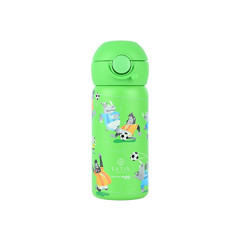 ESTIA ΘΕΡΜΟΣ ΠΑΙΔΙΚΟ WONDER BOTTLE SAVE THE AEGEAN 350ml JUNGLE KICK ESTIA 01-33095 ESTIA ΘΕΡΜΟΣ ΠΑΙΔΙΚΟ WONDER BOTTLE SAVE THE AEGEAN 350ml JUNGLE KICK ESTIA 01-33095