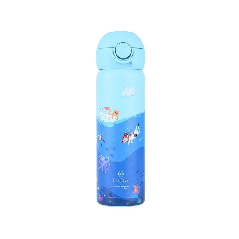 ESTIA ΘΕΡΜΟΣ ΠΑΙΔΙΚΟ WONDER BOTTLE SAVE THE AEGEAN 500ml OCEAN PLAY ESTIA 01-33101