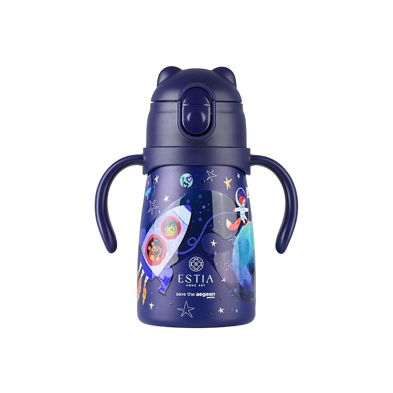 ESTIA ΘΕΡΜΟΣ ΠΑΙΔΙΚΟ BUBBLE BOTTLE SAVE THE AEGEAN 300ml SOLAR JUMP ESTIA 01-33187