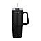 HOMELY ΘΕΡΜΟΣ STRAW TUMBLER 900ml MIDNIGHT BLACK ESTIA 01-34498
