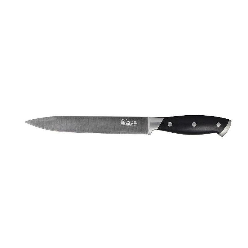 ΜΑΧΑΙΡΙ ΚΡΕΑΤΟΣ BUTCHER ANOΞΕΙΔΩΤΟ 33.6cm ME ΛΕΠΙΔΑ 3CR14 ESTIA 01-7034