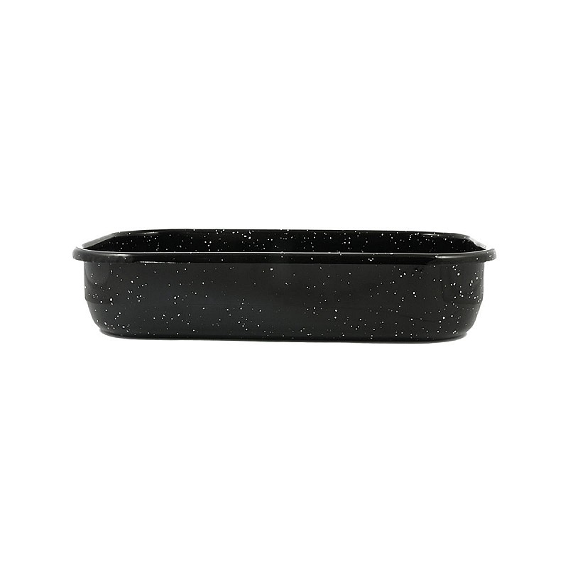 ΤΑΨΙ ENAMEL ΕΜΑΓΙΕ ΟΡΘΟΓΩΝΙΟ 37x25x7cm ESTIA 01-9106