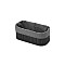 ESTIA ΚΑΛΑΘΙ ΟΡΓΑΝΩΣΗΣ BAMBOO ESSENTIALS 19.5x10cm ME ΕΠΕΝΔΥΣΗ ΜΑΥΡΟ ESTIA 02-19679