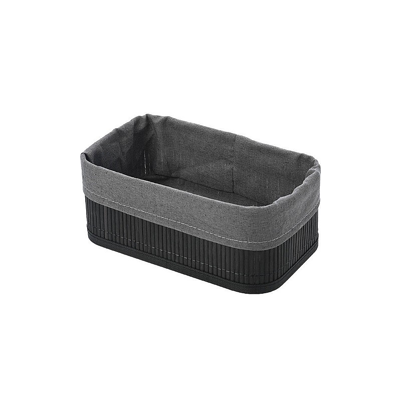 ESTIA ΚΑΛΑΘΙ ΟΡΓΑΝΩΣΗΣ BAMBOO ESSENTIALS 24.5x15cm ME ΕΠΕΝΔΥΣΗ ΜΑΥΡΟ ESTIA 02-19686