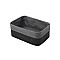 ESTIA ΚΑΛΑΘΙ ΟΡΓΑΝΩΣΗΣ BAMBOO ESSENTIALS 30x25cm ME ΕΠΕΝΔΥΣΗ ΜΑΥΡΟ ESTIA 02-19693