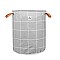 ESTIA ΚΑΛΑΘΙ ΑΠΛΥΤΩΝ CHECKERED 60lt ΠΤΥΣΣΟΜΕΝΟ ΜΕ ΧΕΡΟΥΛΙΑ ESTIA 02-25489