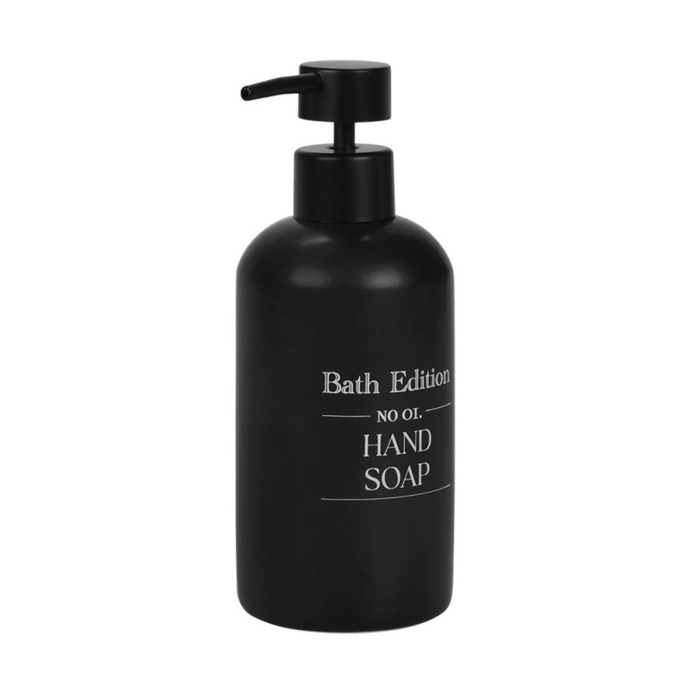 ESTIA ΑΝΤΛΙΑ ΣΑΠΟΥΝΙΟΥ MYST 310ml STONEWARE 7x7x19cm ΜΑΥΡΗ ESTIA 02-26851