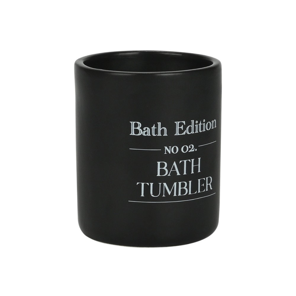 ESTIA ΠΟΤΗΡΑΚΙ ΜΠΑΝΙΟΥ MYST STONEWARE ΜΑΥΡΟ ESTIA 02-26868