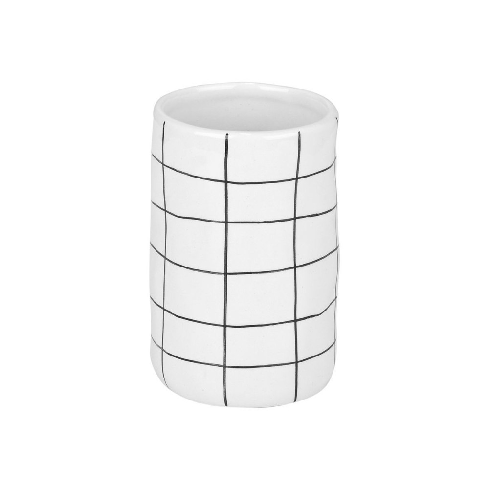 ESTIA ΠΟΤΗΡΑΚΙ ΜΠΑΝΙΟΥ CAGE ΚΕΡΑΜΙΚΟ 7.5x12cm ESTIA 02-27605