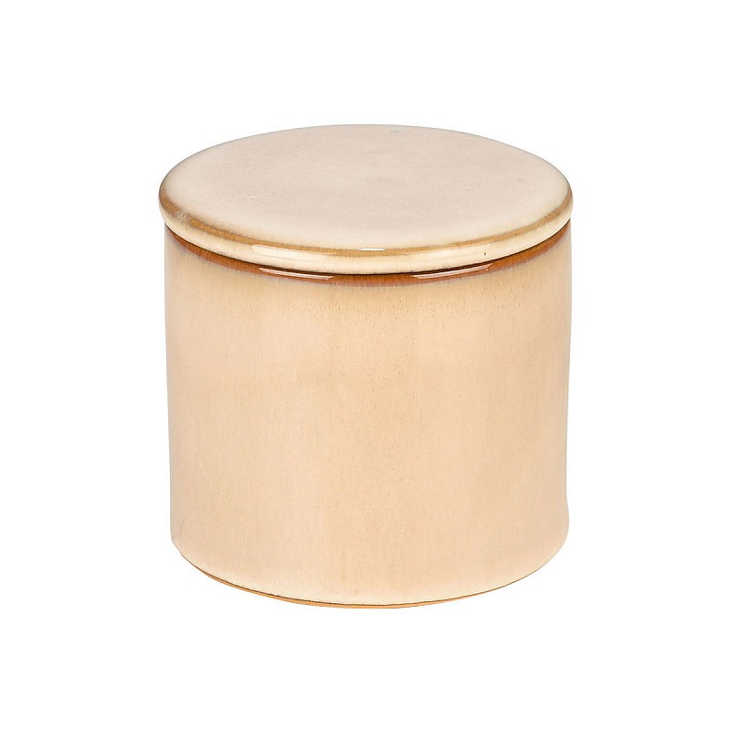 ESTIA ΔΟΧΕΙΟ ΓΙΑ ΒΑΜΒΑΚΙ SATIN ΚΕΡΑΜΙΚΟ 8.5x8.5x9cm ESTIA 02-27780