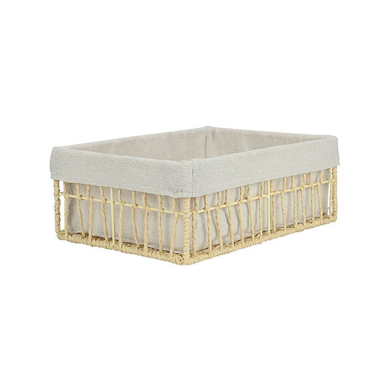 ESTIA ΚΑΛΑΘΙ ΑΠΟΘΗΚΕΥΣΗΣ & ΟΡΓΑΝΩΣΗΣ NEST 32×24×12cm ΜΠΕΖ ESTIA 02-28015