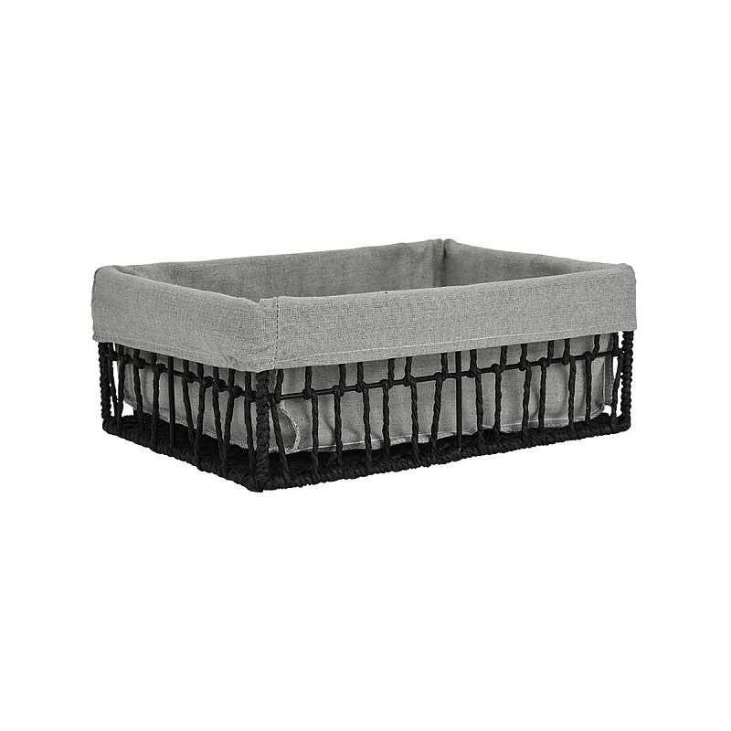 ESTIA ΚΑΛΑΘΙ ΑΠΟΘΗΚΕΥΣΗΣ & ΟΡΓΑΝΩΣΗΣ NEST 32×24×12cm ΜΑΥΡΟ ESTIA 02-28046