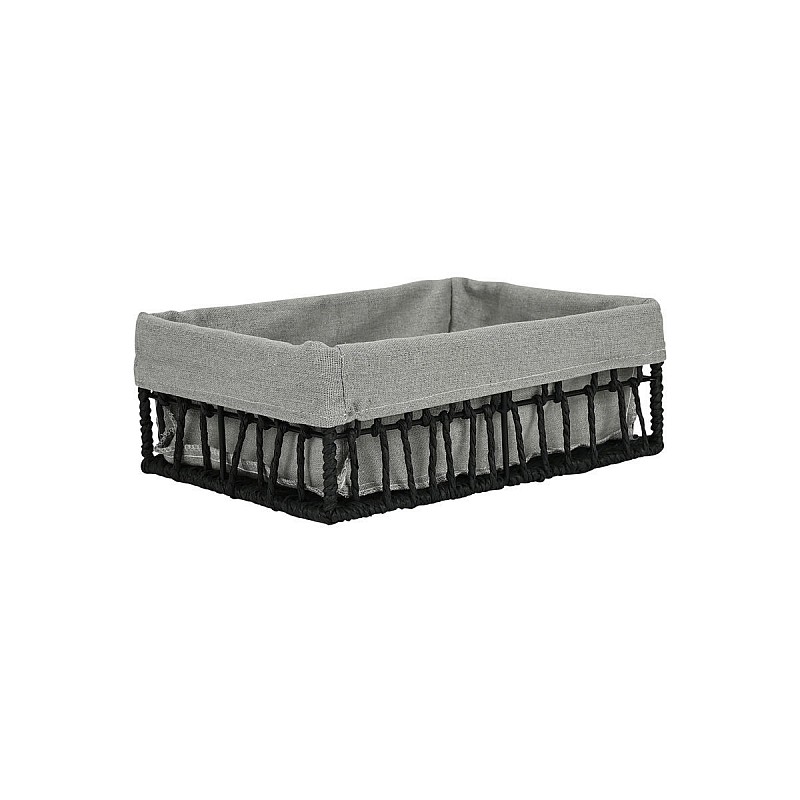 ESTIA ΚΑΛΑΘΙ ΑΠΟΘΗΚΕΥΣΗΣ & ΟΡΓΑΝΩΣΗΣ NEST 28×20×10cm ΜΑΥΡΟ ESTIA 02-28053