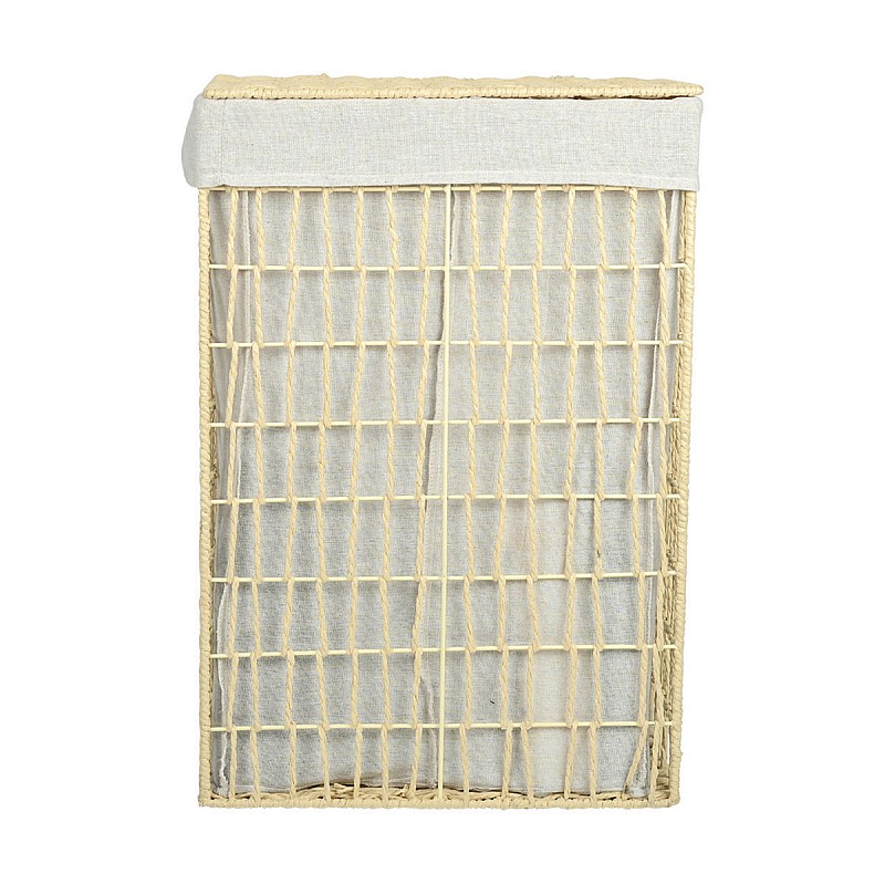 ESTIA ΚΑΛΑΘΙ ΑΠΛΥΤΩΝ NEST 37x22x55cm 2 ΘΕΣΕΩΝ ΜΠΕΖ ESTIA 02-28060