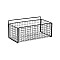 ESTIA ΚΑΛΑΘΙ ΟΡΓΑΝΩΣΗΣ CAGE ΚΡΕΜΑΣΤΟ ΜΕΤΑΛΛΙΚΟ 36x15x13cm ΜΑΥΡΟ ESTIA 02-28251