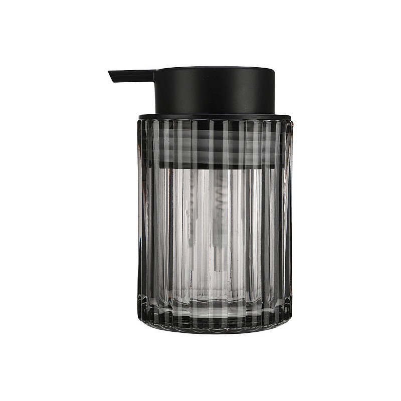 ESTIA ΑΝΤΛΙΑ ΣΑΠΟΥΝΙΟΥ ALIVIO ΓΥΑΛΙΝΗ ΑΝΑΓΛΥΦΗ 300ml 7.8x12.5cm ΜΑΥΡΗ ESTIA 02-28817