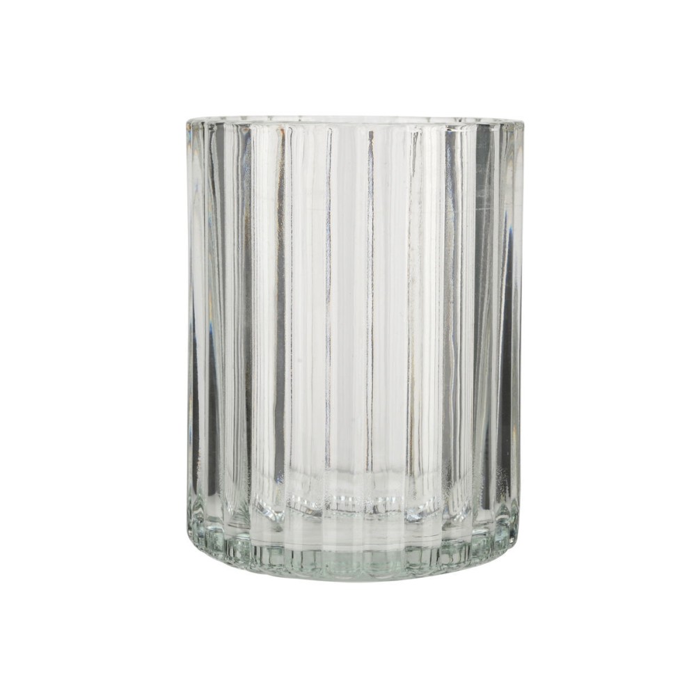 ESTIA ΠΟΤΗΡΑΚΙ ΜΠΑΝΙΟΥ ALIVIO ΓΥΑΛΙΝΟ ΑΝΑΓΛΥΦΟ 7.8x10cm ΔΙΑΦΑΝΟ ESTIA 02-28848