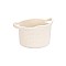 ESTIA ΚΑΛΑΘΙ ΚΡΕΜΑΣΤΟ BLANCA 18x18x13cm ΛΕΥΚΟ ESTIA 02-29616