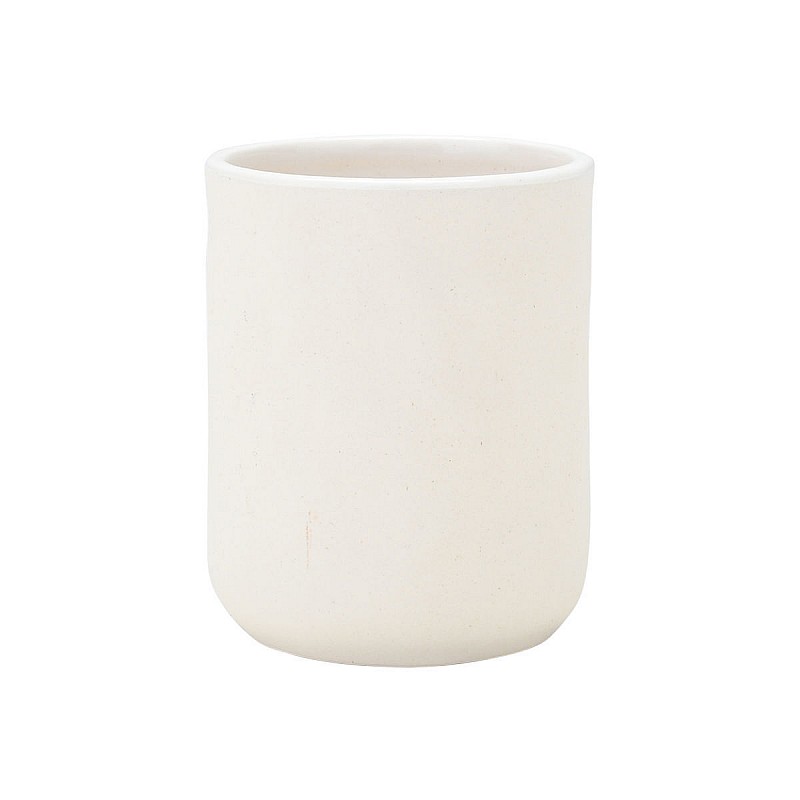 ΠΟΤΗΡΑΚΙ ΜΠΑΝΙΟΥ RIPPLE ΚΕΡΑΜΙΚΟ 8x8x10CM ESTIA 02-29982