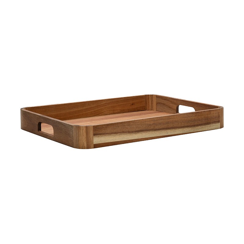 ESTIA ΔΙΣΚΟΣ ΣΕΡΒΙΡΙΣΜΑΤΟΣ ALLURE ΟΡΘΟΓΩΝΙΟΣ 42x32x5cm ΜΕ ΛΑΒΕΣ ΜΕΤΑΦΟΡΑΣ ESTIA 02-30087