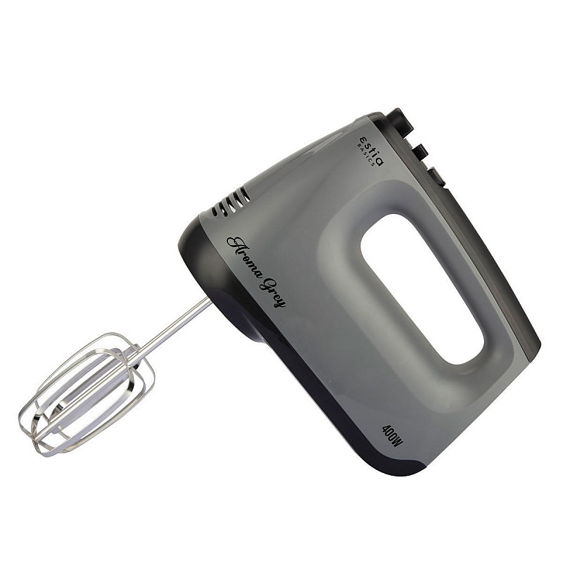 ΜΙΞΕΡ ΧΕΙΡΟΣ AROMA GREY 400w ΜΕ 6 ΤΑΧΥΤΗΤΕΣ ΛΕΙΤΟΥΡΓΙΑΣ ESTIA 06-11260