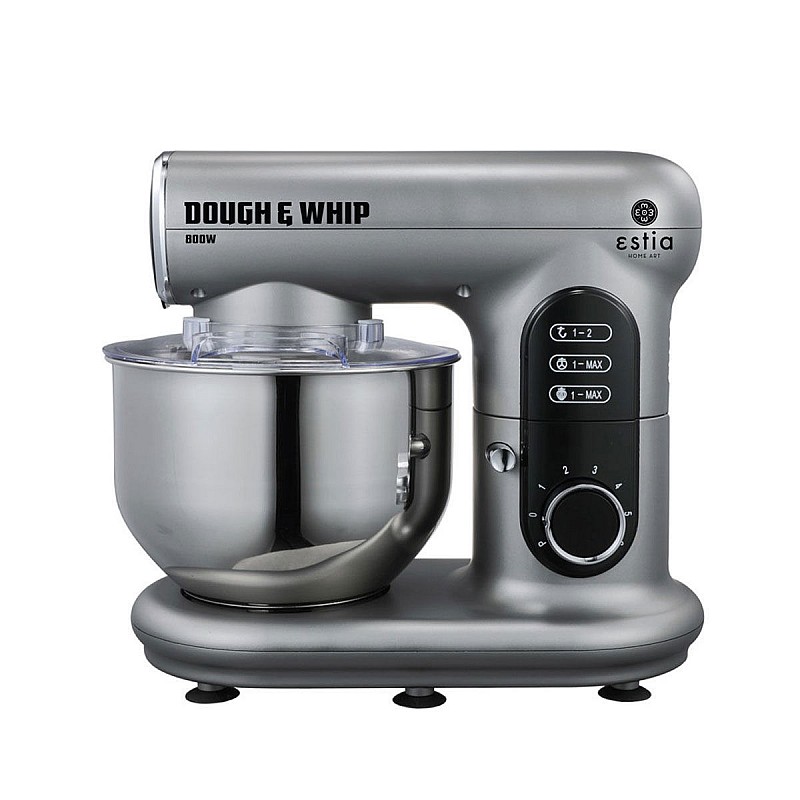 ΚΟΥΖΙΝΟΜΗΧΑΝΗ DOUGH & WHIP ΜΕ ΑΝΟΞΕΙΔΩΤΟ ΜΠΟΛ 800w 5lt ESTIA 06-11840