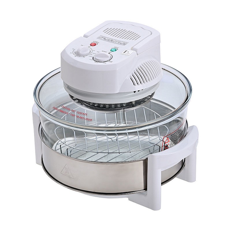 ESTIA ΦΟΥΡΝΑΚΙ ΡΟΜΠΟΤ CRYSTAL COOK 1400w 12lt ΜΕ ΑΝΤΙΣΤAΣΕΙΣ ΛΕΥΚΟ ESTIA 06-16548