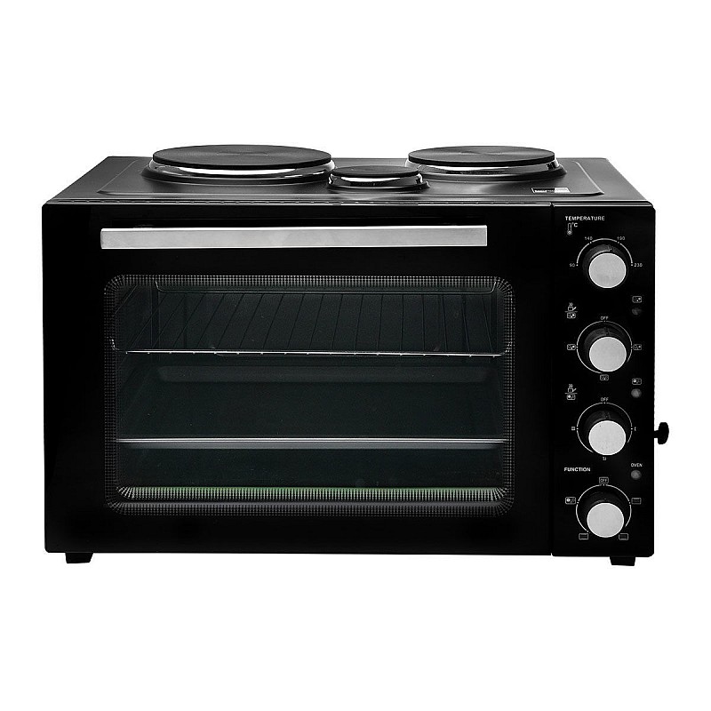 ESTIA ΗΛΕΚΤΡΙΚΟ ΦΟΥΡΝΑΚΙ COMPACT COOKER 3200W 45lt ΜΕ 2 ΕΣΤΙΕΣ ΚΑΙ ΛΕΙΤΟΥΡΓΙΑ ΑΕΡΑ ESTIA 06-17262