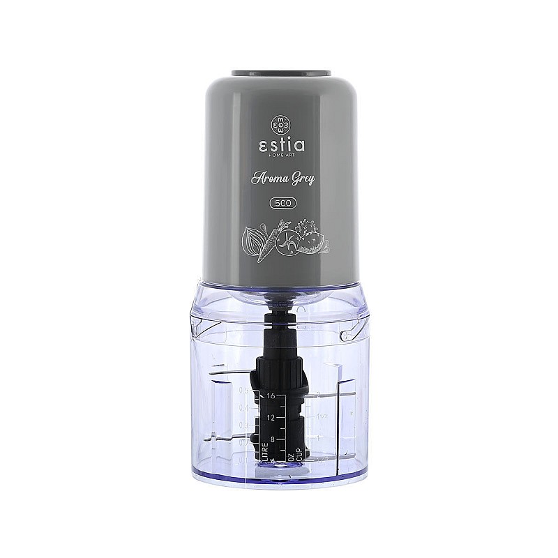 ESTIA ΠΟΛΥΚΟΠΤΗΣ AROMA GREY 400W ΜΕ ΠΛΑΣΤΙΚΟ ΜΠΟΛ 500ml ESTIA 06-17446