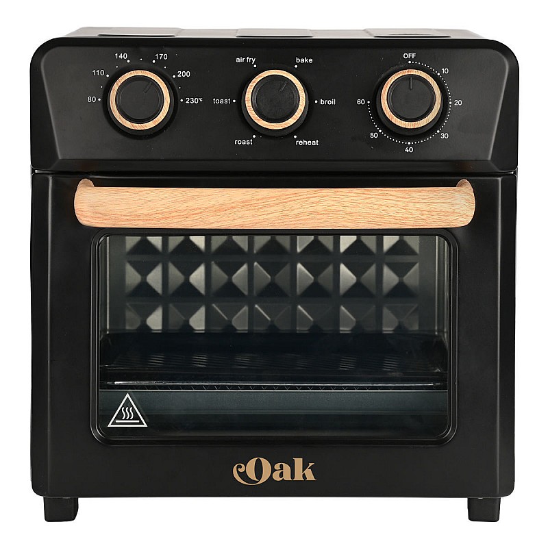 ESTIA ΦΡΙΤΕΖΑ ΑΕΡΟΣ OAK 1400w 12lt ΜΕ 4 ΛΕΙΤΟΥΡΓΕΙΕΣ ΨΗΣΙΜΑΤΟΣ ΜΑΥΡΟ ESTIA 06-23690