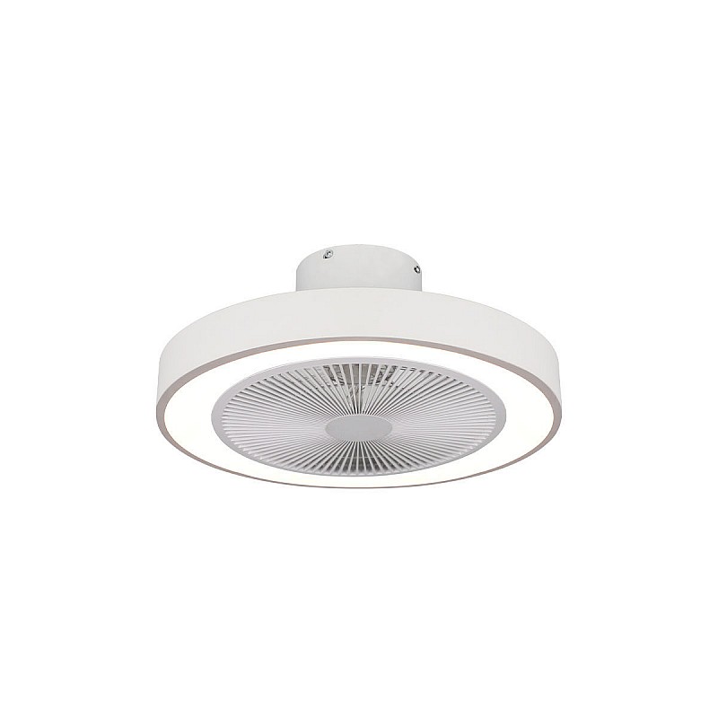 ESTIA ΑΝΕΜΙΣΤΗΡΑΣ ΟΡΟΦΗΣ HALO FLOW 50cm 15w ΜΕ CCT LED ΦΩΤΙΣΜΟ 45W & ΤΗΛΕΧΕΙΡΙΣΤΗΡΙΟ ΛΕΥΚΟΣ ESTIA 06-30155