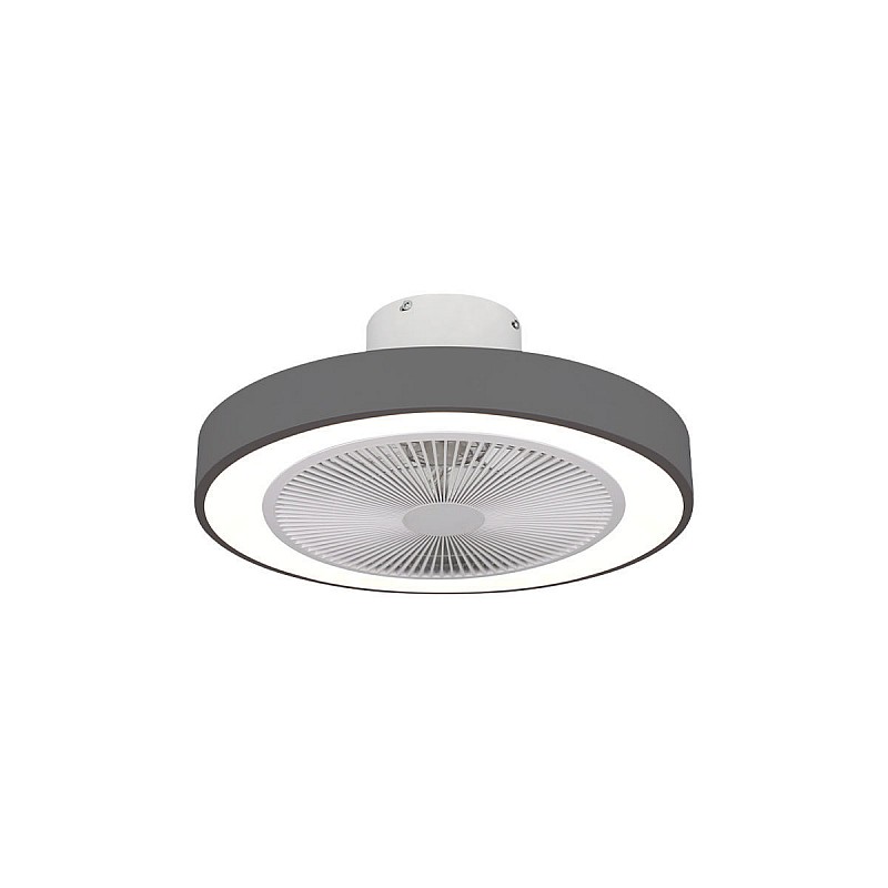 ESTIA ΑΝΕΜΙΣΤΗΡΑΣ ΟΡΟΦΗΣ HALO FLOW 50cm 15w ΜΕ CCT LED ΦΩΤΙΣΜΟ 45W & ΤΗΛΕΧΕΙΡΙΣΤΗΡΙΟ ΓΚΡΙ ESTIA 06-30162