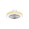 ESTIA ΑΝΕΜΙΣΤΗΡΑΣ ΟΡΟΦΗΣ HALO FLOW 50cm 15w ΜΕ CCT LED ΦΩΤΙΣΜΟ 45W & ΤΗΛΕΧΕΙΡΙΣΤΗΡΙΟ ΟΨΗ ΞΥΛΟΥ ESTIA 06-30179